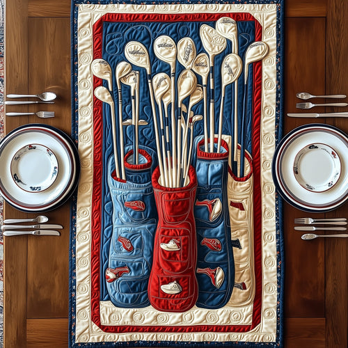 Golfing Joy Quilted Table Runner GFTONT537