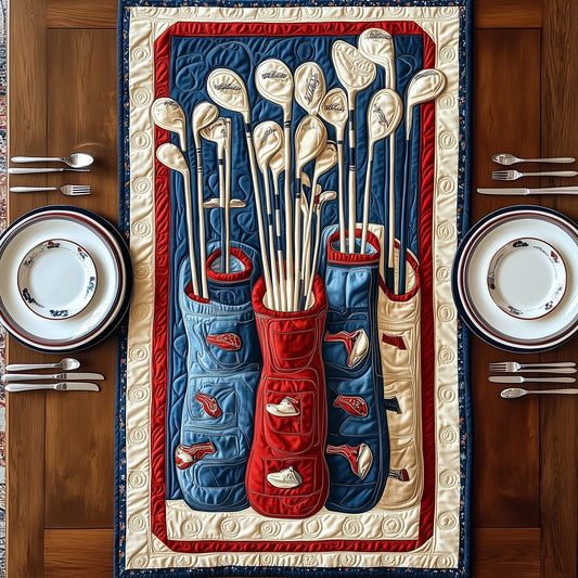 Golfing Joy Quilted Table Runner GFTONT537