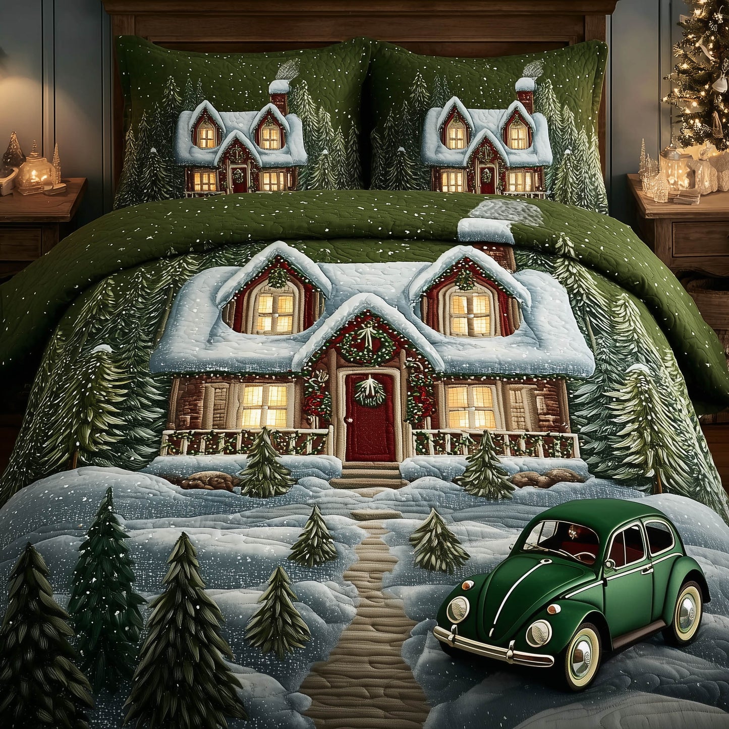 Snow Cabin Duvet Cover Set GFTONT5389