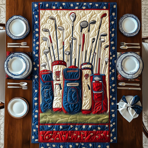 Golfing Joy Quilted Table Runner GFTONT538