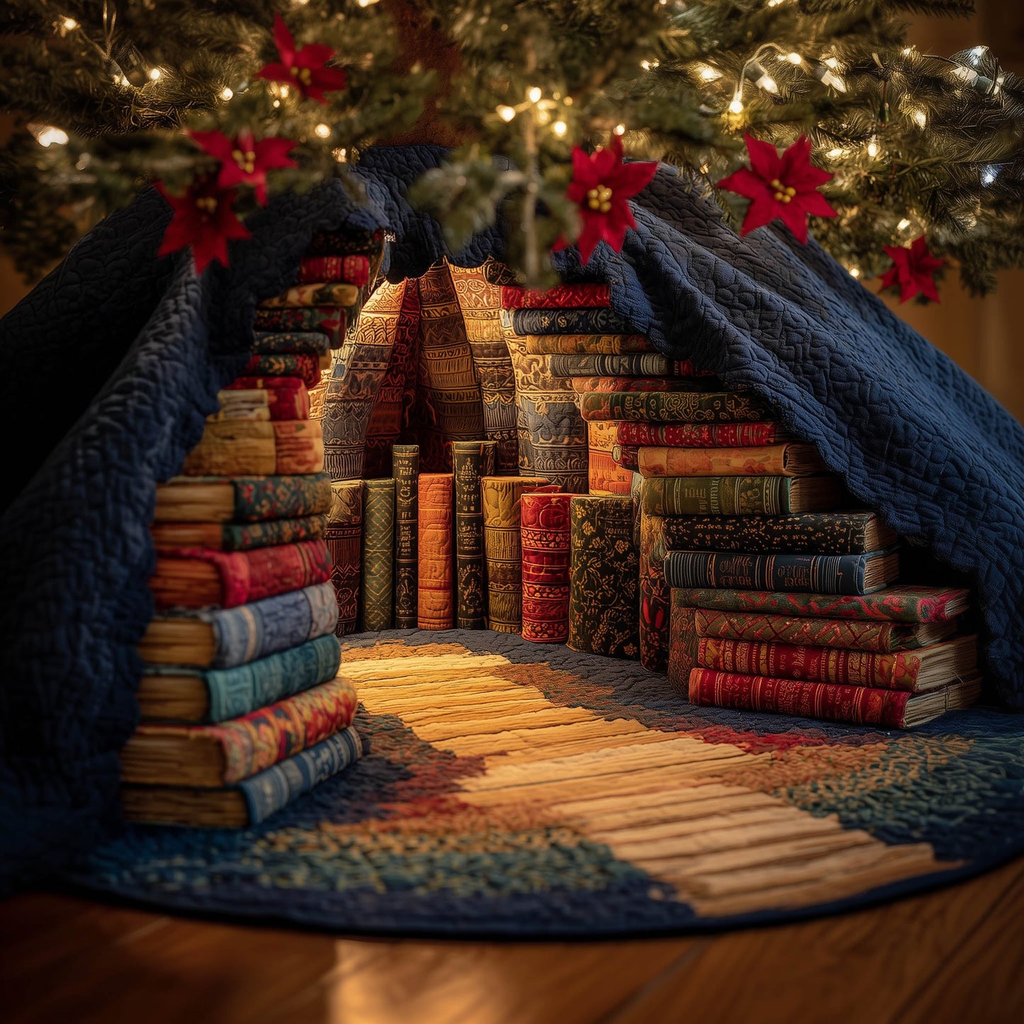 Secret Library Quilted Tree Skirt GFTONT5397