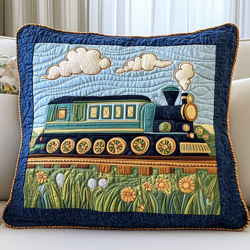 Train Quilted Pillow Case GFTONT541