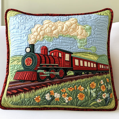 Train Quilted Pillow Case GFTONT542