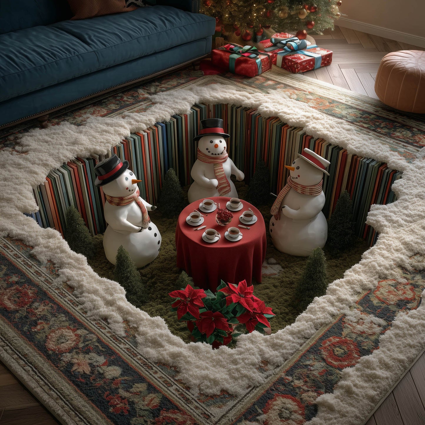 Festive Party Area Rug GFTONT5434