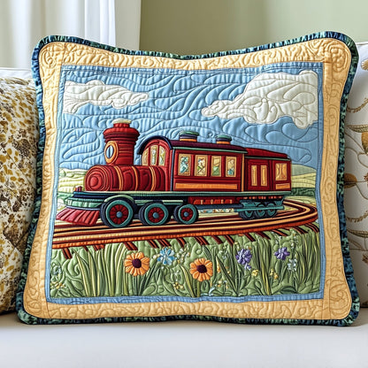 Train Quilted Pillow Case GFTONT543