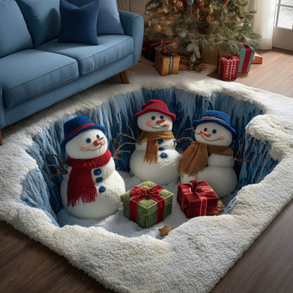 Yuletide Snowman Area Rug GFTONT5440