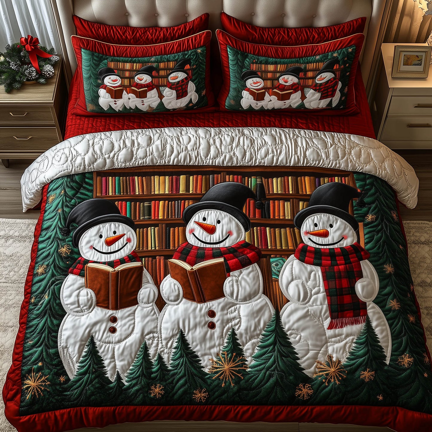Snowman Duvet Cover Set GFTONT5447