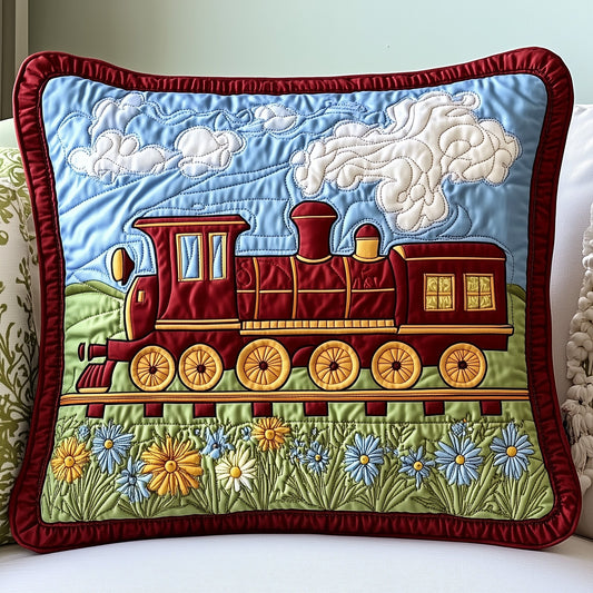 Train Quilted Pillow Case GFTONT544