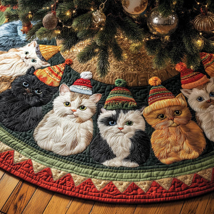 Pawfect Christmas Quilted Tree Skirt GFTONT5453