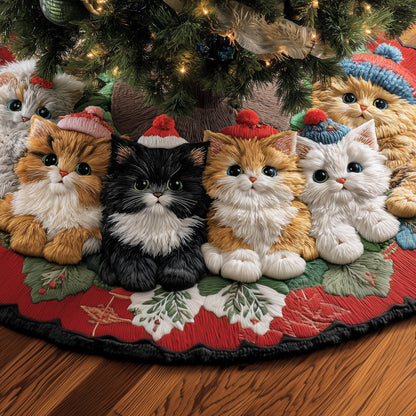 Pawfect Christmas Quilted Tree Skirt GFTONT5454