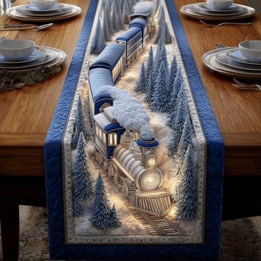Christmas Railway Quilted Table Runner GFTONT5460