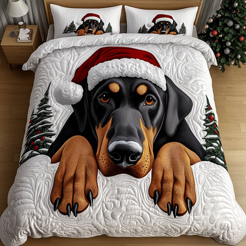 Christmas Dobermann Duvet Cover Set GFTONT5475