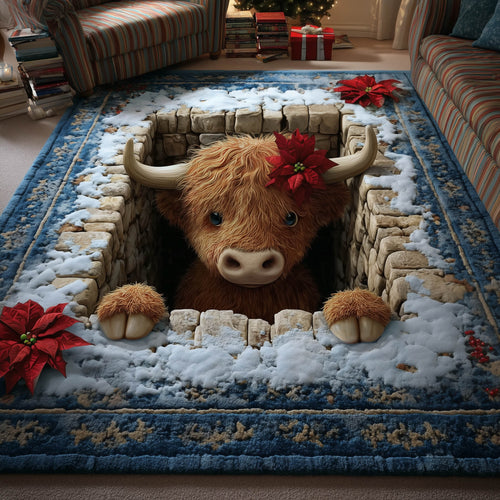 Highland Cow Area Rug GFTONT5482