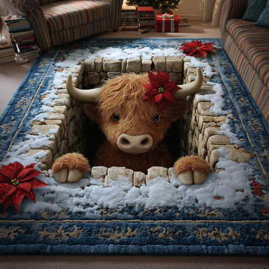 Highland Cow Area Rug GFTONT5482