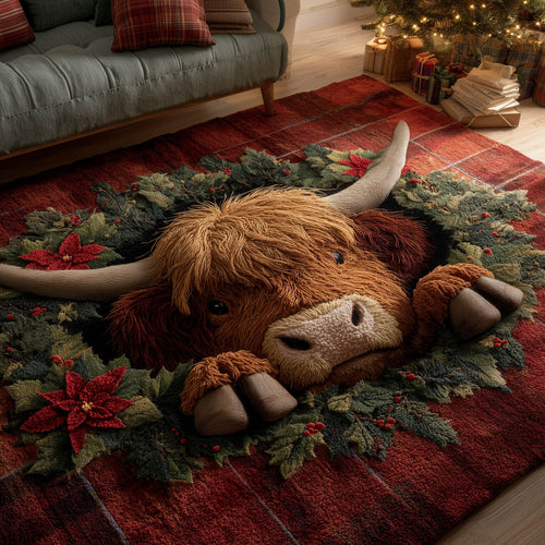 Highland Cow Area Rug GFTONT5484