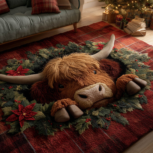 Highland Cow Area Rug GFTONT5484