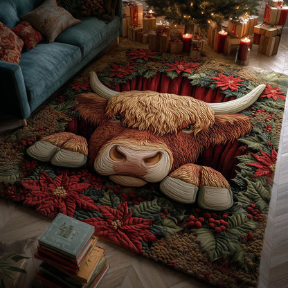 Highland Cow Area Rug GFTONT5485