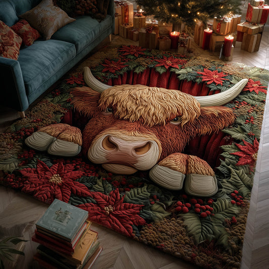Highland Cow Area Rug GFTONT5485