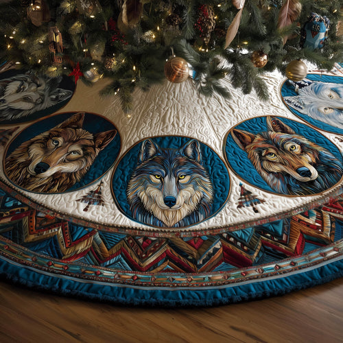 Native Howling Quilted Tree Skirt GFTONT5489