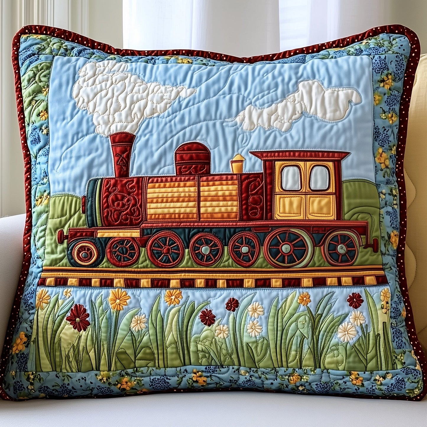 Floral Express Quilted Pillow Case GFTONT548