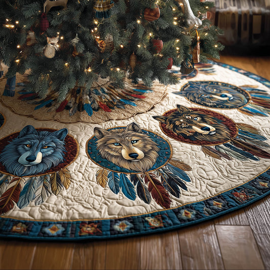 Native Howling Quilted Tree Skirt GFTONT5490