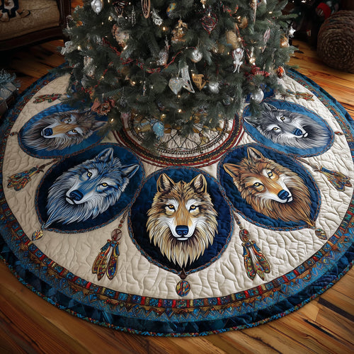 Native Howling Quilted Tree Skirt GFTONT5492