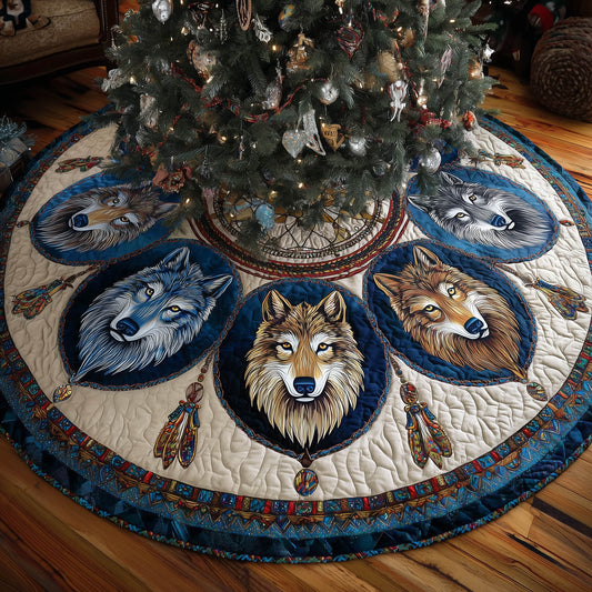 Native Howling Quilted Tree Skirt GFTONT5492
