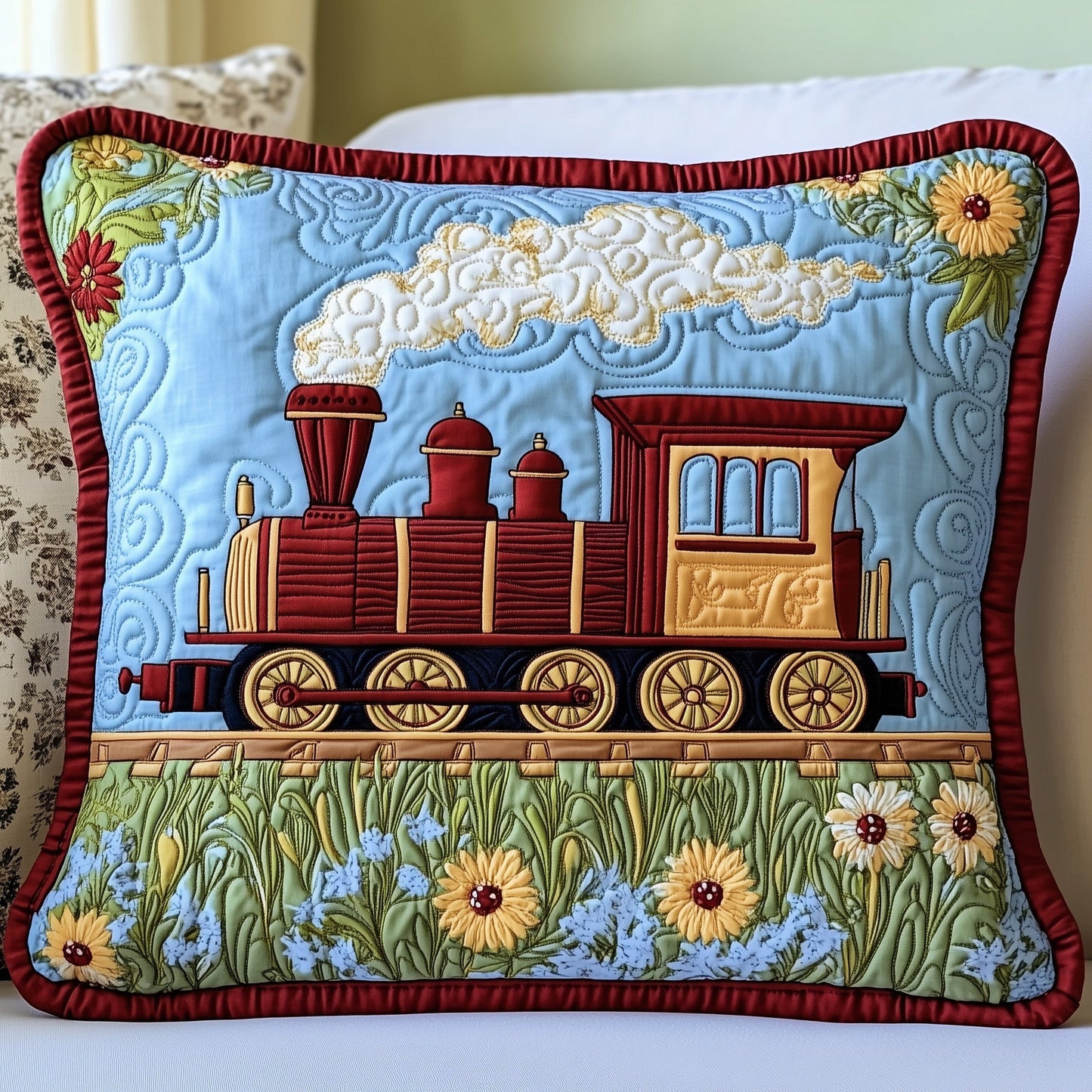 Floral Express Quilted Pillow Case GFTONT549