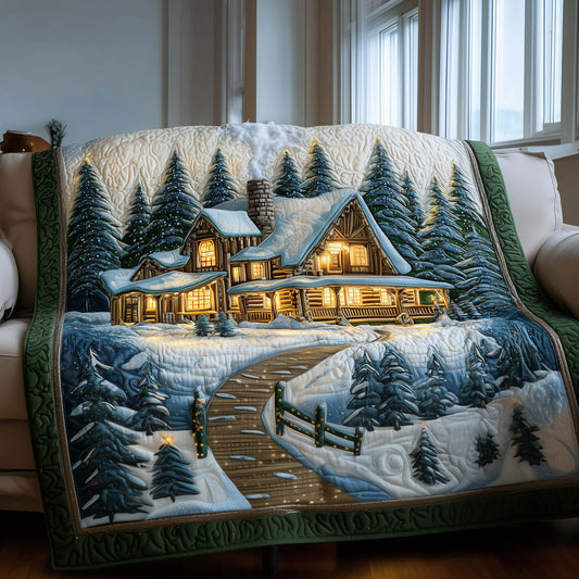 Snow Cabin Quilted Blanket GFTONT5505