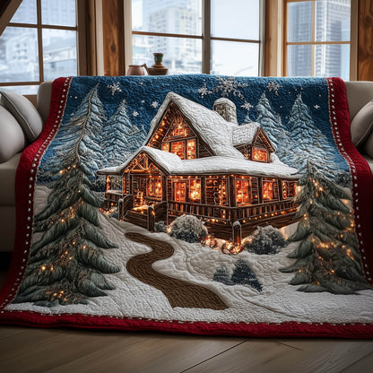 Snow Cabin Quilted Blanket GFTONT5507