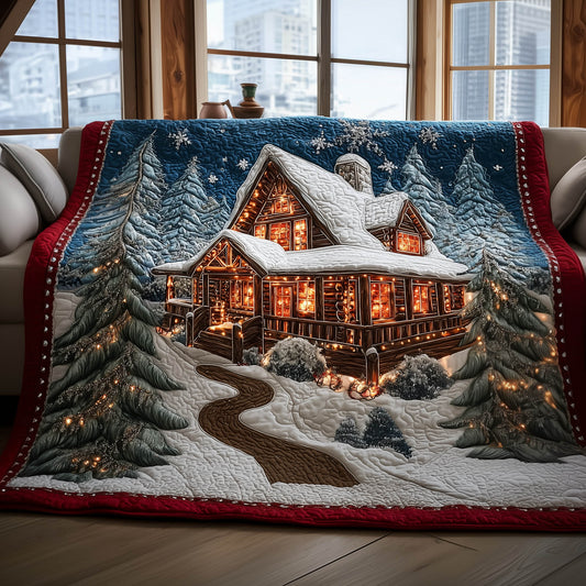 Snow Cabin Quilted Blanket GFTONT5507