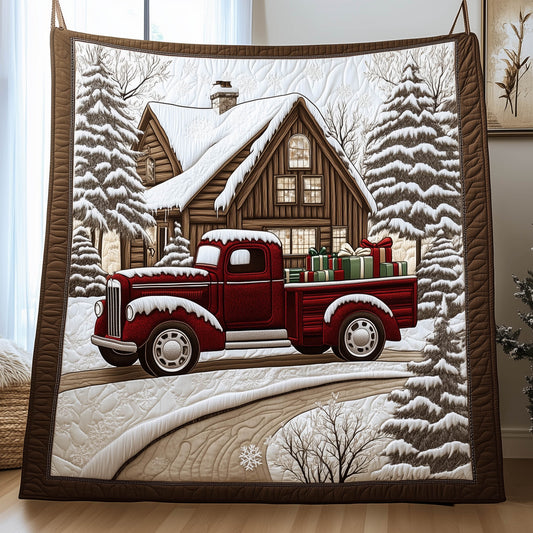 Snowy Christmas Quilted Blanket GFTONT5510