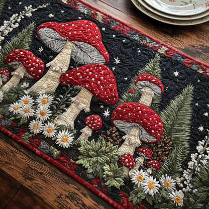 Mushroom Garden Quilted Table Runner GFTONT5514
