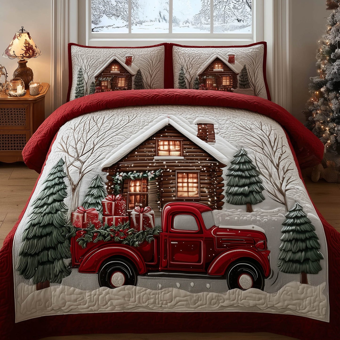 Snow Cabin Duvet Cover Set GFTONT5519