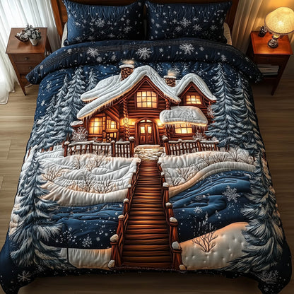 Snowy Christmas Duvet Cover Set GFTONT5521