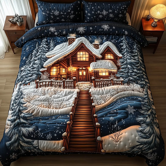 Snowy Christmas Duvet Cover Set GFTONT5521