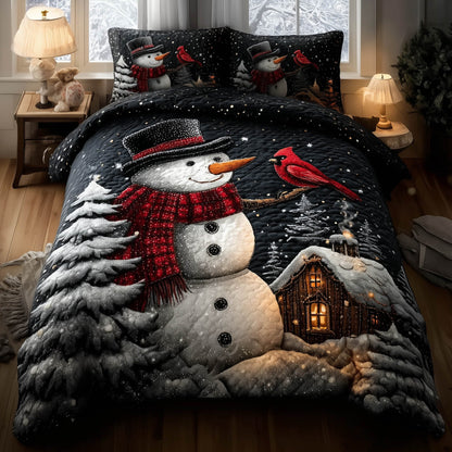 Festive Snowman Duvet Cover Set GFTONT5522
