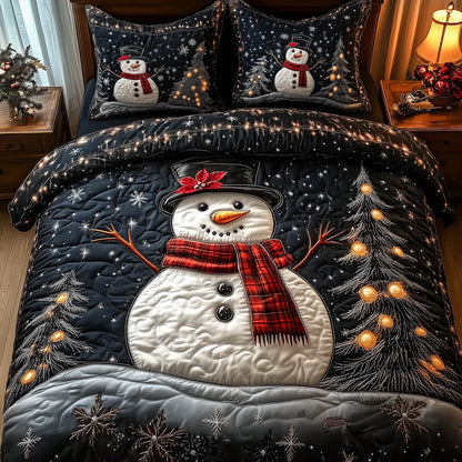 Festive Snowman Duvet Cover Set GFTONT5523