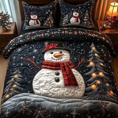 Festive Snowman Duvet Cover Set GFTONT5523