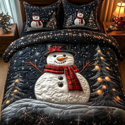 Festive Snowman Duvet Cover Set GFTONT5523