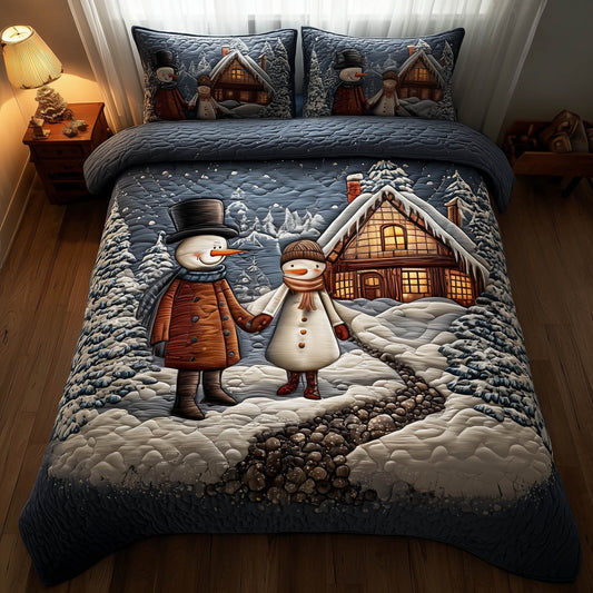 Festive Snowman Duvet Cover Set GFTONT5524