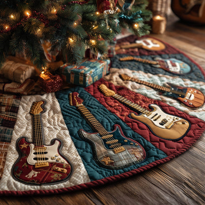 Retro Melody Quilted Tree Skirt GFTONT5548