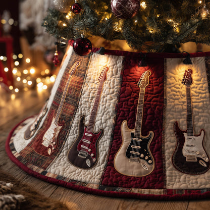 Rustic Chords Quilted Tree Skirt GFTONT5554