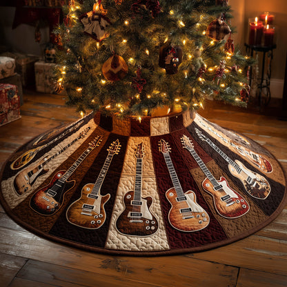 Rustic Chords Quilted Tree Skirt GFTONT5555