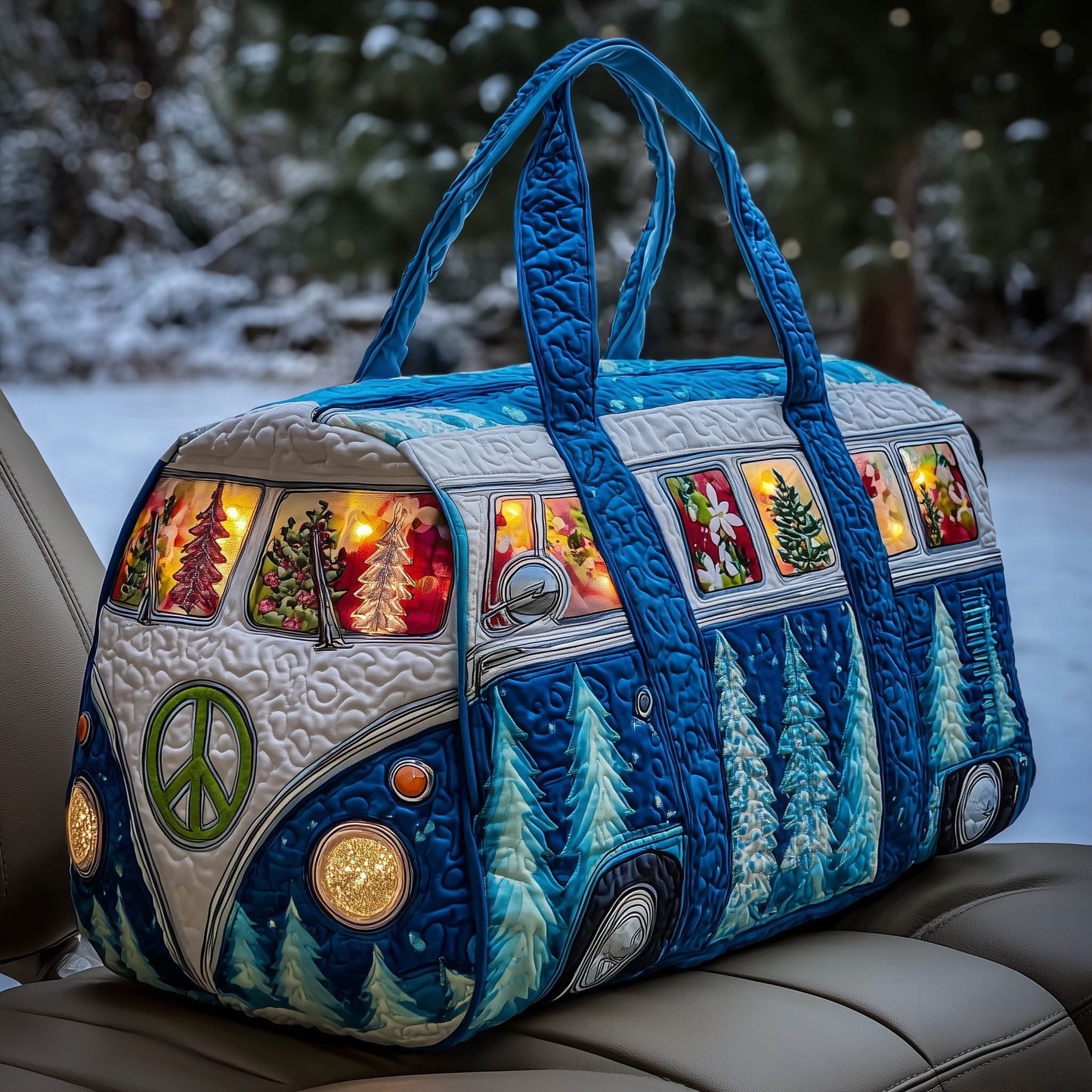 Yuletide Ride Quilted Duffle Bag GFTONT5578