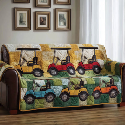 Golf Cart Quilted Sofa Cover GFTONT5582