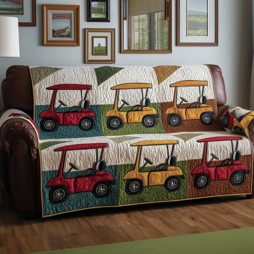 Golf Cart Quilted Sofa Cover GFTONT5583