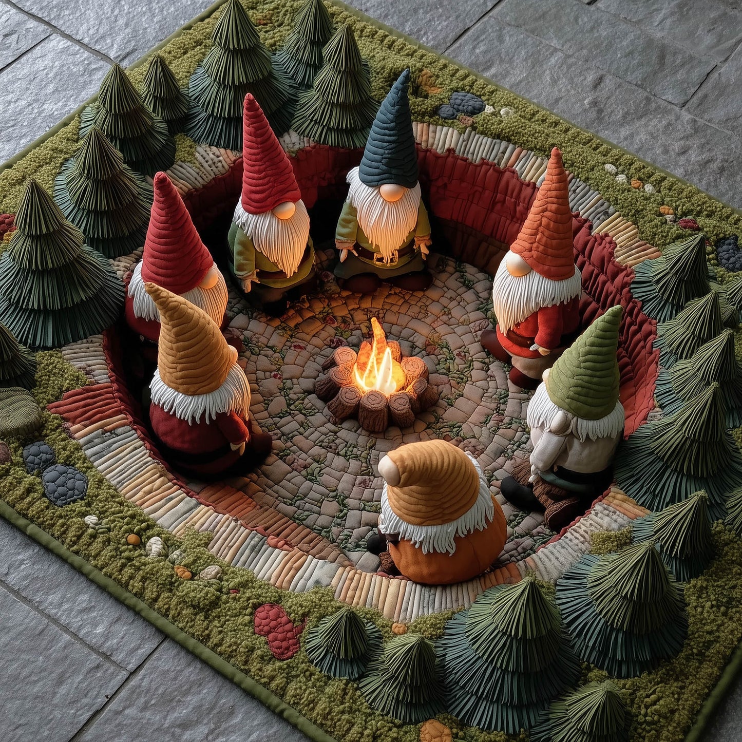 Gnome Gathering Doormat GFTONT5679