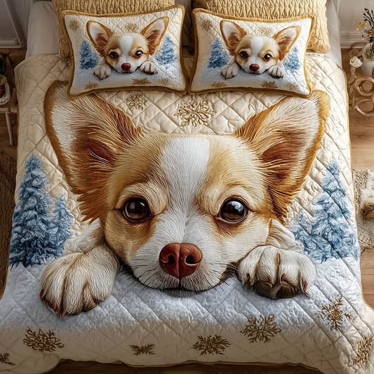Festive Chihuahua Duvet Cover Set GFTONT5747