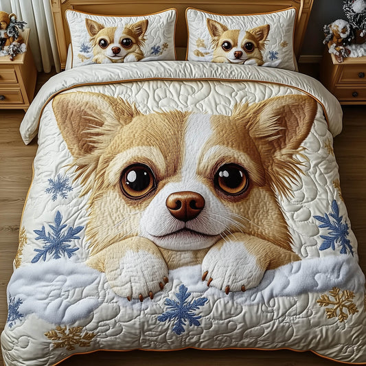 Festive Chihuahua Duvet Cover Set GFTONT5748